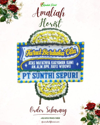 Papan Bunga Duka di Lais